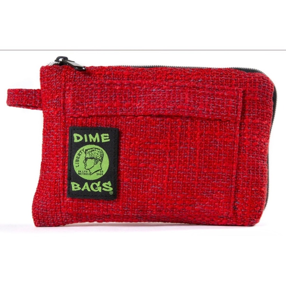 8" Padded Pouch From Dime Bags-Red NWT